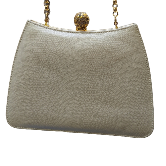 Marlene Gaines Vintage Irredesent Textured Leather Evening Bag - Picture 4 of 12